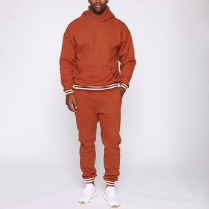 Customized Cotton Track Suit High Quality Plain Streetwear Tracksuits for Men High Quality - Product Image 6