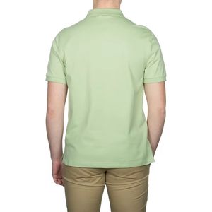 เสื้อโปโลผ้าฝ้าย100% สำหรับผู้ชายทรงหลวมพิมพ์ลายขนาดพลัสไซส์ที่หรูหราสำหรับผู้ชาย - Product Image 3
