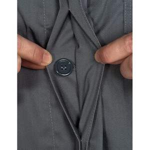 Tablier de travail unisexe gris/rouge CBF Balducci Group, vêtements de travail professionnels, fabriqué en Albanie - Product Image 4