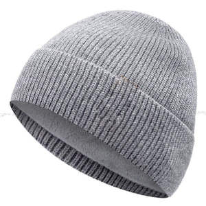 Unisex Custom Wool <b>Beanie</b> <b>Hat</b> Thick Knitted Jacquard Design with Fleece Lining | 2025 Winter Fashion from Manufacturer - Product Image 4