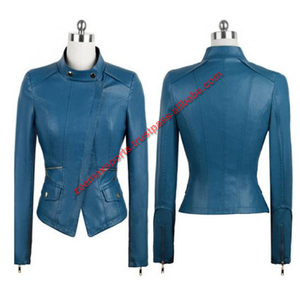 Chaqueta de cuero _ Chaqueta de moda de cuero personalizada para mujer Aceptado a granel - Product Image 5