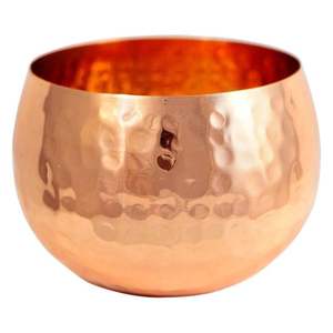 Cuenco de cobre para servir alimentos de gran tamaño con diseño fabuloso, cuenco de cobre martillado de calidad de lujo para servir alimentos de mesa - Product Image 1