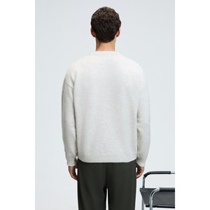 Pull en tricot à col rond pour homme GRIMELANGE TROMSO, doux et moelleux, recyclé - Product Image 4