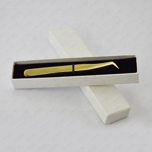 Pinzas de Acero para Extensión de Pestañas HASIBI NAQIBI SURGICAL CORP - Duraderas, Antiestáticas, con Puntas Dentadas, 10 mm de Longitud, Personalizables - Product Image 3