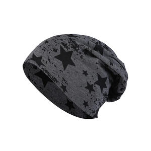 Nouveau design, bonnet d'hiver en tricot crocheté personnalisé pour femmes et hommes, bonnet jacquard vieilli, 100% coton, impression numérique - Product Image 1
