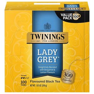 Twinings Lady Grey <b>Black</b> Tea Individually <b>Wrapped</b> Bags, 100 Count - Product Image 4