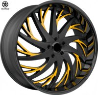 Jantes forgées sur mesure DW en 2 pièces, 24 et 26 pouces, à profil profond, en alliage chromé, jantes de luxe rétro pour voitures, 5x112, 5x114.3, 5x120