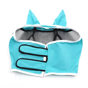 Masque anti-mouches à mailles fines avec oreilles et nez pour chevaux, respirant, protection UV, bouclier contre les insectes, masque anti-mouches confortable pour chevaux - Product Image 6