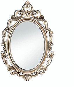 Well Selling Iron <b>Mirror</b> Art <b>Irregular</b> Circular Living Room Metal Frame Wall <b>Mirror</b> Decor Christmas Vintage Luxury Space Casual - Product Image 1