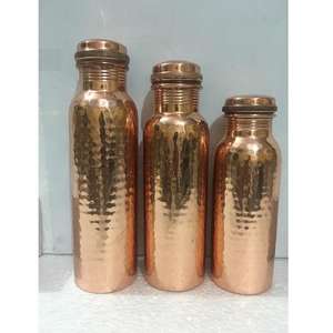 Glossy Wooden Paisley Design Modern Durable <b>Water</b> Bottle Pure Ayurvedic Yoga Office Travel India - Product Image 4