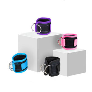 Precio al por mayor Fitness Ejercicio Correas de tobillo ajustables Pesas de trabajo pesado Gimnasio Levantamiento de pesas Correas de tobillo - Product Image 3