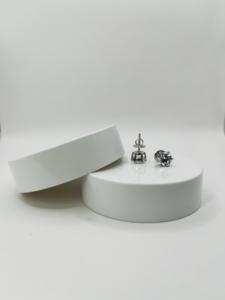 Clous en diamant de laboratoire certifiés GIA, pureté VS1, 4,00 carats, or blanc 14 carats, minimalistes, unisexes, pour mariage, fiançailles, fête, anniversaire, cadeau - Product Image 3