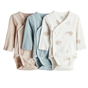 Mono de Invierno para Bebé con Estampado Animal, de Spandex/Fibra de Bambú, Mono Enterizo para Recién Nacidos, Niños y Niñas, OEM/ODM, Ropa Infantil - Product Image 3