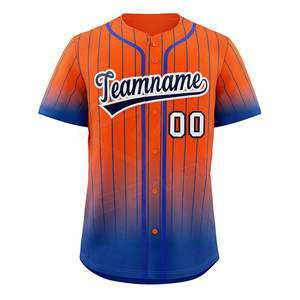 Entrega Rápida, Camisetas de Béisbol con Impresión Personalizada, Camisetas Azules Lisas, 100% Poliéster, Secado Rápido, Transpirables, Antibacterianas, Económicas para Adultos - Product Image 3