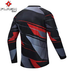 Offre Spéciale imprimante à sublimation à manches longues personnalisée maillots de couleur vive BMX moto sport conceptions personnalisées dynamiques durables - Product Image 6