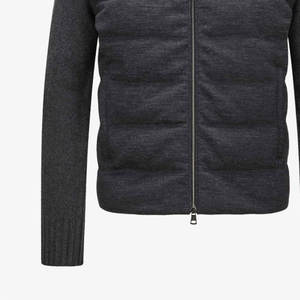 <b>Mens</b> Canvas <b>Cardigan</b> Jacket with Anti-UV Stand Collar Customized Logo for Winter Fall - Product Image 2