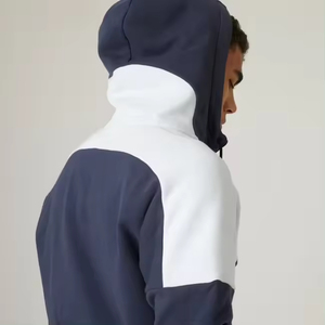 เสื้อฮู้ดผู้ชายลดราคา คอลเลคชั่นฤดูหนาว เสื้อฮู้ดซิป วัสดุคุณภาพดีที่สุด เสื้อฮู้ดซิปผู้ชาย ผ้าคอตตอนผสมพื้นฐาน - Product Image 5