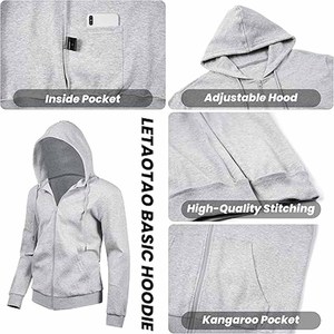 Sweat à capuche décontracté pour hommes à vendre bas quantité minimale de commande meilleure qualité sweats à capuche pour hommes prix de gros nouveau style de sweat à capuche pour hommes fabriqué par robe de sport - Product Image 5