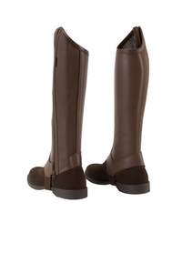 Polainas de Equitación de Cuero Genuino Premium con Cremallera YKK, Protectores de Piernas Ecuestres Unisex - Product Image 2
