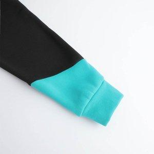 Sweat à capuche en polyester blanc M Color Block pour hommes-Streetwear de tous les jours, vêtements décontractés et actifs abordables pour hommes - Product Image 3