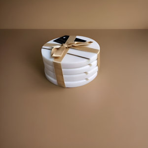 Offre Spéciale Sous-verres en marbre de luxe de haute qualité Tapis/tampons en ardoise conçus sur mesure pour les boissons à bas prix - Product Image 1