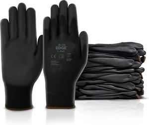 Guantes de Polietileno Ansell Edge 48-126 Personalizables, Resistentes a Cortes y Abrasión, con Recubrimiento de PU, para Riesgos Mecánicos, Superficies Secas/Grasosas - Product Image 1