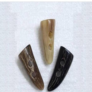 Ensemble de boutons en corne de buffle/noir de vache naturelle, pierre principale, imperméable, fait à la main, boutons de cravate élégants, boutons de manchette pour cadeau d'affaires - Product Image 3