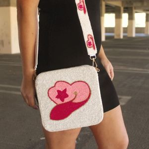 Sac à main personnalisé à perles avec bandoulière Sac de luxe brodé avec sangle détachable - Product Image 5