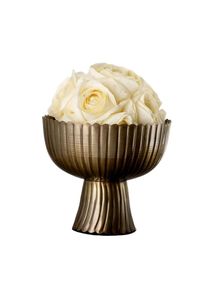 Premium Handcrafted Brass Serving Bowl with Floral <b>Engraving</b> Disposable for Ceremonial Feasts and Spiritual Decor Arrangements - Product Image 2