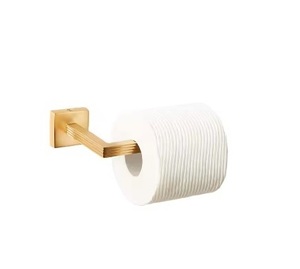 ที่ใส่กระดาษชำระโลหะสีดำด้านสุดหรูที่ใส่กระดาษทิชชู่แบบทันสมัยที่ใส่กระดาษทิชชู่แบบม้วนอุปกรณ์ห้องน้ำ - Product Image 2