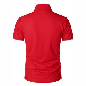 Polo de Verano para Hombre, Elegante, con Cuello de Media Cremallera, Corte Ajustado, Manga Corta, para Oficina, Casual, Versátil - Product Image 3