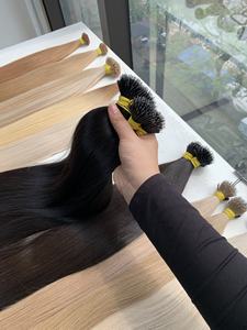 Extensiones de Cabello con Punta de Anillo Nano de Alta Calidad, Cabello Vietnamita 100% Natural, Calidad Premium, Color Oscuro - Product Image 2