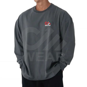 Care Master nouveau t-shirt impression personnalisée votre propre marque Logo hommes à manches longues t-shirt décontracté pour hommes plaine surdimensionné t-shirts hommes - Product Image 1