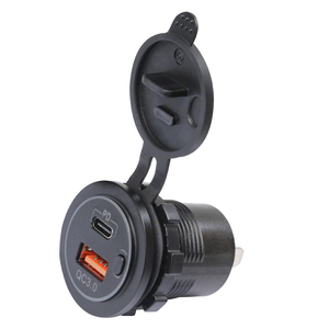 Cargador USB para Auto/Barco/Marina de 12V 24V 48W con Doble Puerto USB C PD 30W QC3.0 y Interruptor - Product Image 4