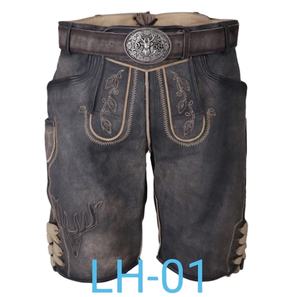 Pantalones de Cuero Bávaros Personalizados para Hombre, Prendas Tradicionales de Alta Calidad, Pantalones Cortos de Cuero Genuino con Logotipo Personalizado 2026 - Product Image 1