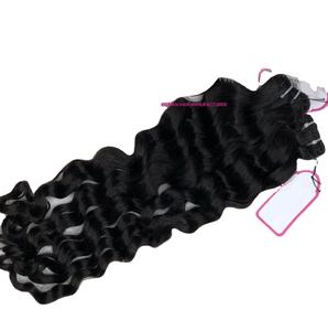 <b>Machine</b> weft hair Luxury Quality Virgin Remy hair HUMAN HAIR EXTENSION Vietnam Factory - Product Image 5