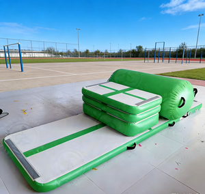 Tapis de fitness gonflable portable de haute qualité pour la gymnastique à domicile, tapis <span class=keywords><strong>d</strong></span>'entraînement pour sauts, <span class=keywords><strong>matelas</strong></span> <span class=keywords><strong>d</strong></span>'entraînement gonflable à vendre - Product Image 1