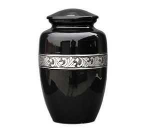Urna de Cremación Azul Plateada con Diseño de Mariposa Grabado, Urnas Metálicas para Funerales, Urna de Cremación Hecha a Mano, Último Modelo, Mejor Precio - Product Image 5
