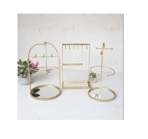Los mejores accesorios de exhibición para sala de exposición, soporte de joyería de Metal, soporte para pendientes, soporte para encimera - Product Image 1