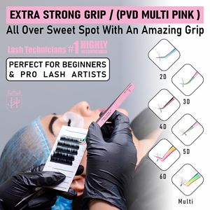 Cils pince à épiler sac ensemble précision en acier inoxydable Clip cils Extension Application outils pince à épiler stockage boîte de protection - Product Image 2