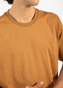 T-shirt col rond personnalisé de haute qualité pull à demi-manches personnalisé de la meilleure qualité en tissu de coton pur - Product Image 2