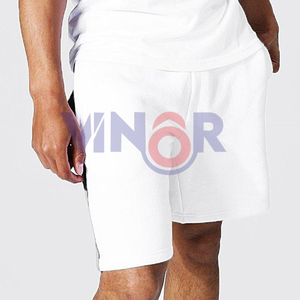 ชุดเซ็ตเสื้อยืดและกางเกงขาสั้นผู้ชายไซส์ใหญ่ ผ้าเนื้อบางเบา ระบายอากาศได้ดี ออกแบบโลโก้ได้ตามต้องการ ผ้าสี่ทิศทางยืดได้ - Product Image 2