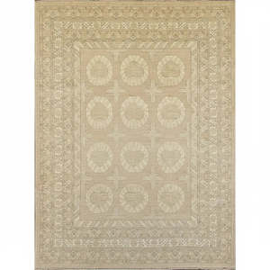 มือถักหนึ่งในพรม peshwar และ Khotan 10'5x8'3 Pes_Kho_61 - Product Image 1