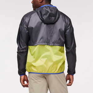 Veste coupe-vent à col montant imperméable de haute qualité en gros, veste de randonnée en plein air personnalisée, pêche, décontractée, hommes, prix bas, OEM - Product Image 3
