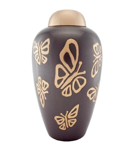 Urna de cremación de aluminio de estilo europeo más vendida, alta demanda para funerales con diseño superior de cúpula de color hecho de metal - Product Image 3