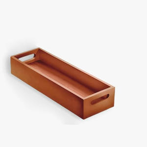 Plateau de service de forme ronde avec poignée pour la maison et la cuisine Plateau de service de qualité supérieure - Product Image 1