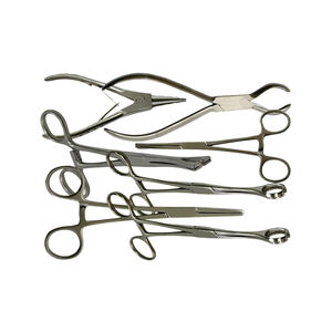 Kit de Pinzas Manuales para Perforaciones Corporales de Acero Inoxidable, Herramientas Quirúrgicas de Primera Calidad, Certificación CE, Empaque Personalizable - Product Image 3