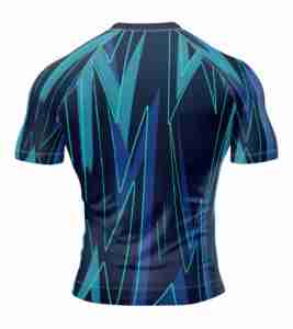 Vêtement de compression respirant pour hommes, t-shirt de sport respirant uni, pour la musculation, la salle de sport, la remise en forme, vente en gros - Product Image 2