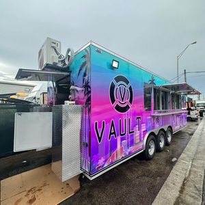 Camion de restauration mobile personnalisé, remorque de traiteur, véhicule de cuisine en acier inoxydable pour utilisation en restaurant en plein air - Product Image 2