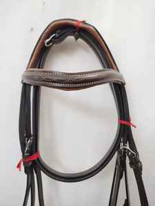 Bride de cheval en cuir / Bride en cuir véritable faite à la main, parfaite pour votre cheval, grossiste en produits équestres, produits personnalisés - Product Image 6